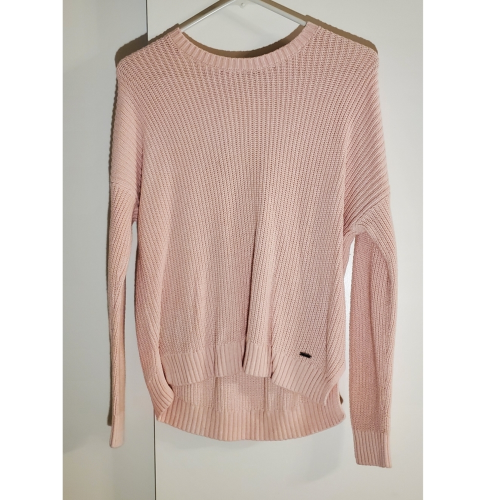 pink hollister sweater